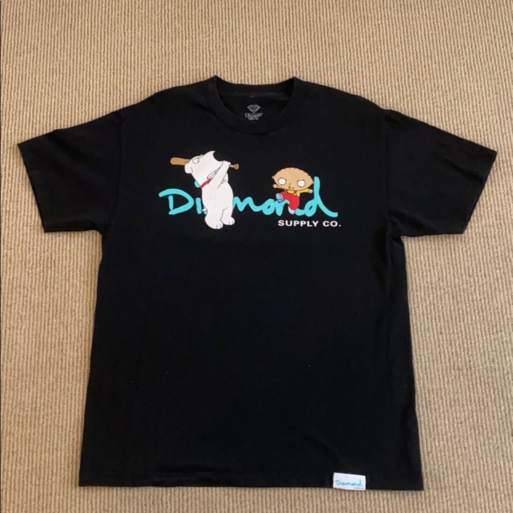Diamond Supply Co. Family Guy T shirt